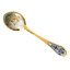 Серебряная ложка десертная Знак зодиака Стрелец с золочением 40010377С04